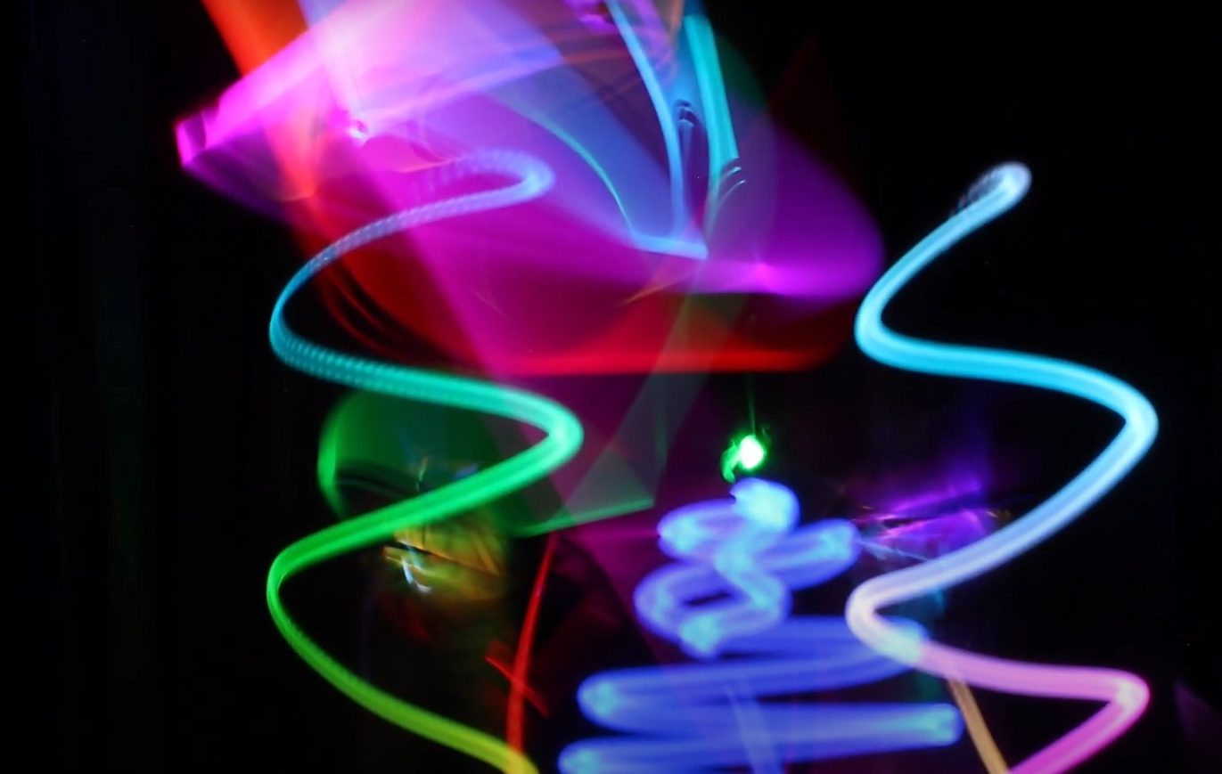 Projet de light painting à Matagami et à Radisson
