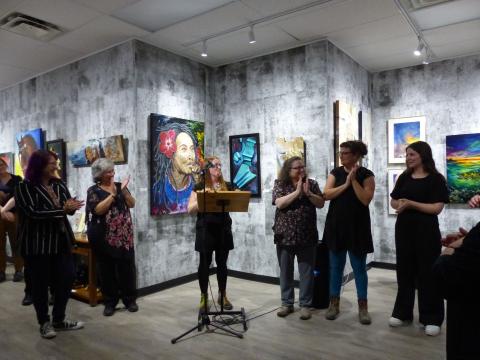Inauguration de la Galerie d’art AU