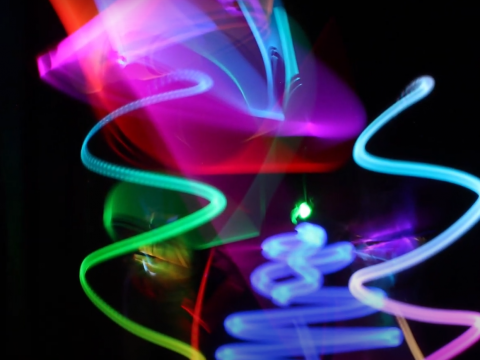 Projet de light painting à Matagami et à Radisson 